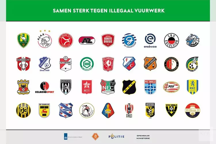 Betaald voetbalclubs weren zich tegen illegaal vuurwerk