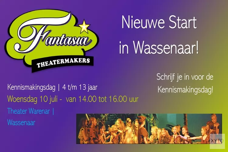 Nieuwe start Fantasia Theatermakers: nu in Wassenaar!