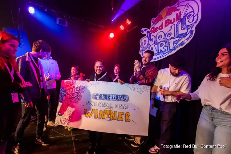 Jyoti Dhanpal uit Zoetermeer wint National Final Red Bull Doodle Art 2023 en vertegenwoordigt Nederland tijdens de World Final in Amsterdam