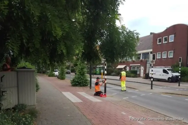 Werkzaamheden aan verkeerslichten in Wassenaar